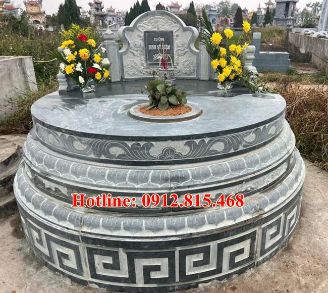 Mộ tròn đá đẹp - 100+ mẫu mộ tròn bằng đá đẹp hợp phong thủy