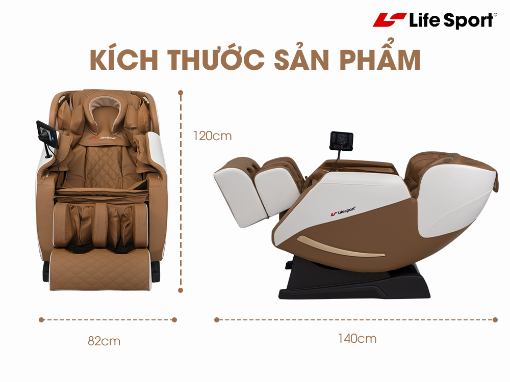 Ghế Masage Lifesport LS-268 - Giá rẻ bất ngờ dưới 20 triệu đồng