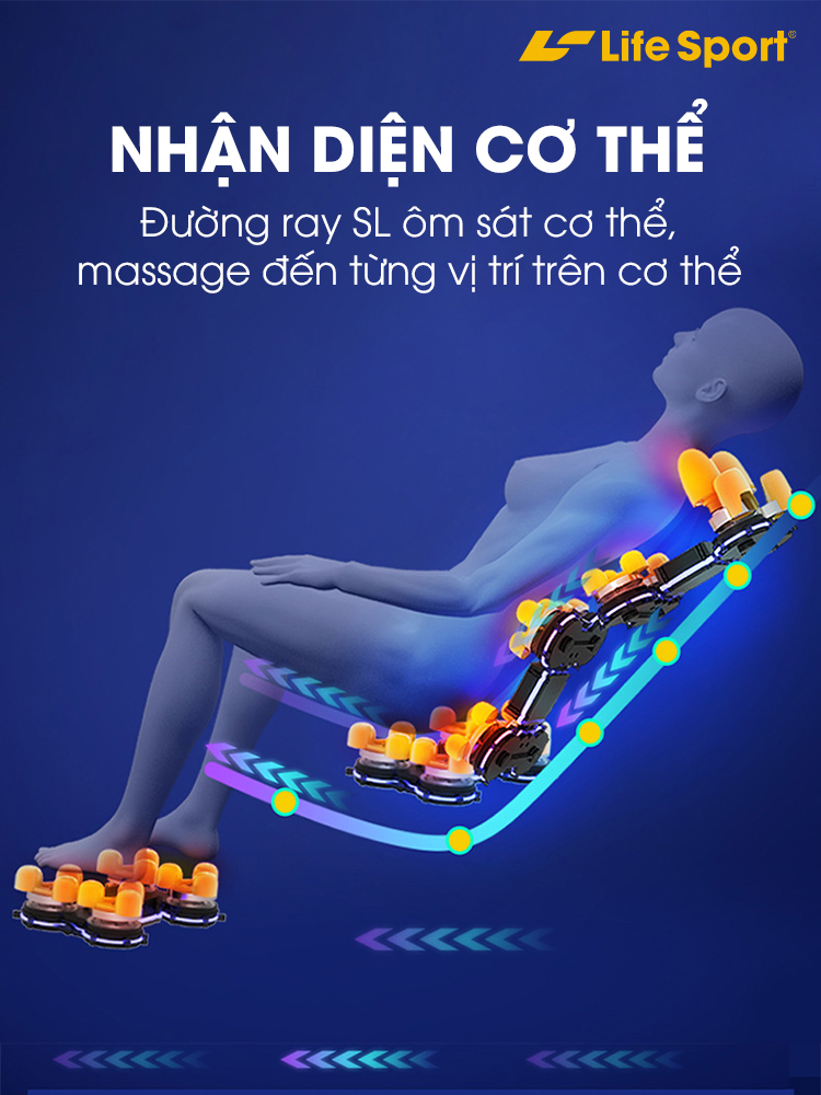 Ghế Masage Lifesport LS-268 - Giá rẻ bất ngờ dưới 20 triệu đồng