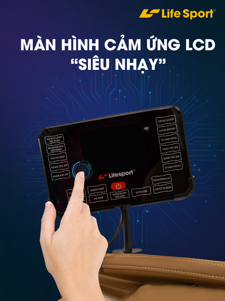 Ghế Masage Lifesport LS-268 - Giá rẻ bất ngờ dưới 20 triệu đồng