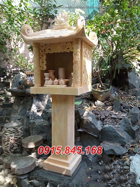 Mẫu 614 cây hương thờ đá bán bắc kạn miếu am sơn thần linh ngoài trời