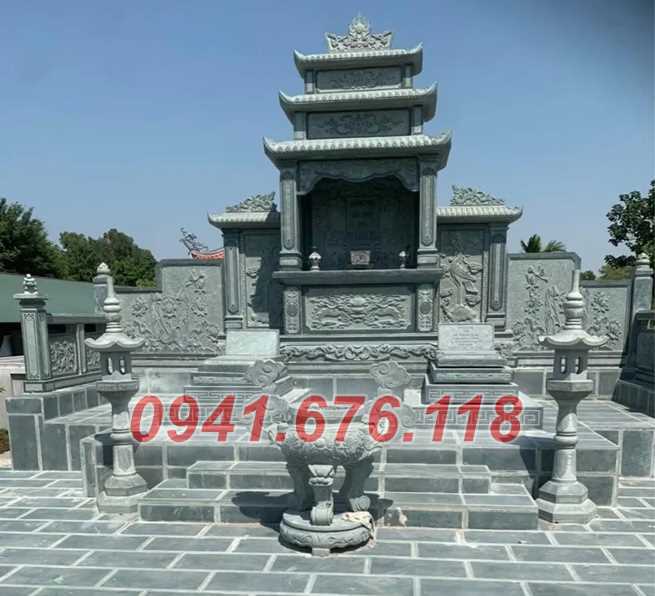 Mẫu 591 lăng mộ bằng đá bán nghệ an nghĩa trang dòng họ ông bà bố mẹ