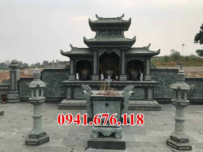 Mẫu 581 lăng mộ bằng đá bán phú thọ nghĩa trang dòng họ ông bà bố mẹ