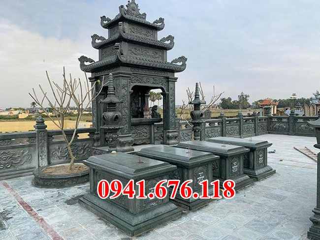 Mẫu 581 lăng mộ bằng đá bán phú thọ nghĩa trang dòng họ ông bà bố mẹ