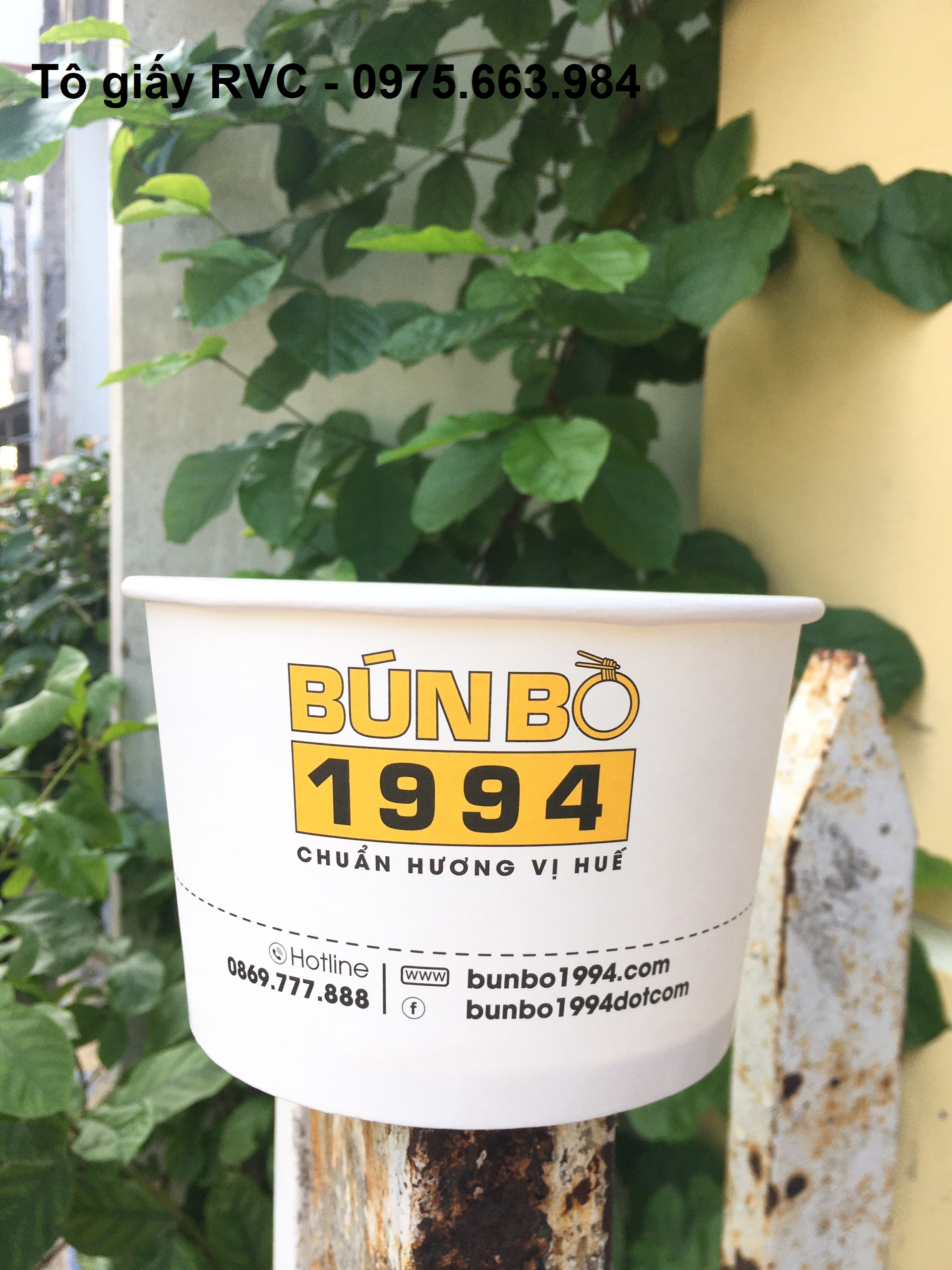 Tô giấy đựng bún bò giá sỉ dung tích 800ml