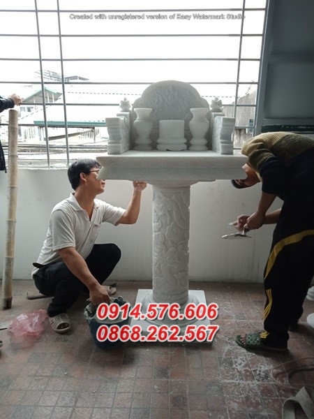 Mẫu 430 cây hương thờ bằng đá bán đồng tháp am miếu sơn thần linh địa