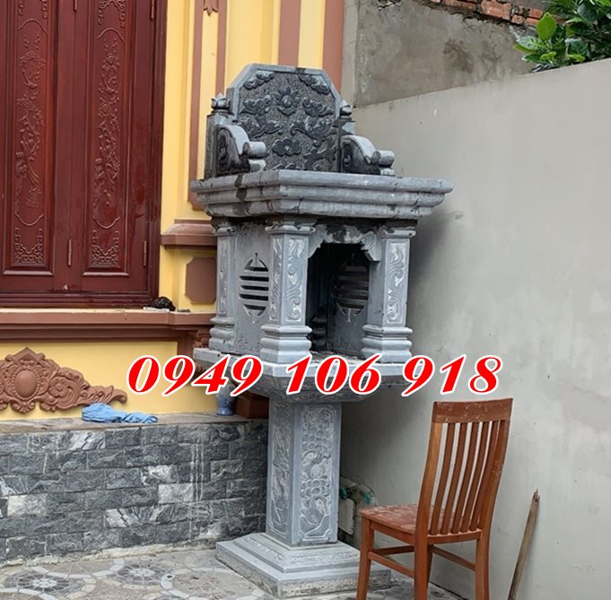 Lắp đặt cây hương đá tự nhiên thờ thần linh đẹp tài Lào Cai