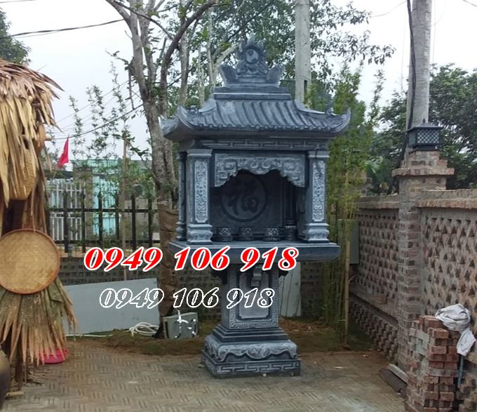 Lắp đặt cây hương đá tự nhiên thờ thần linh đẹp tài Lào Cai