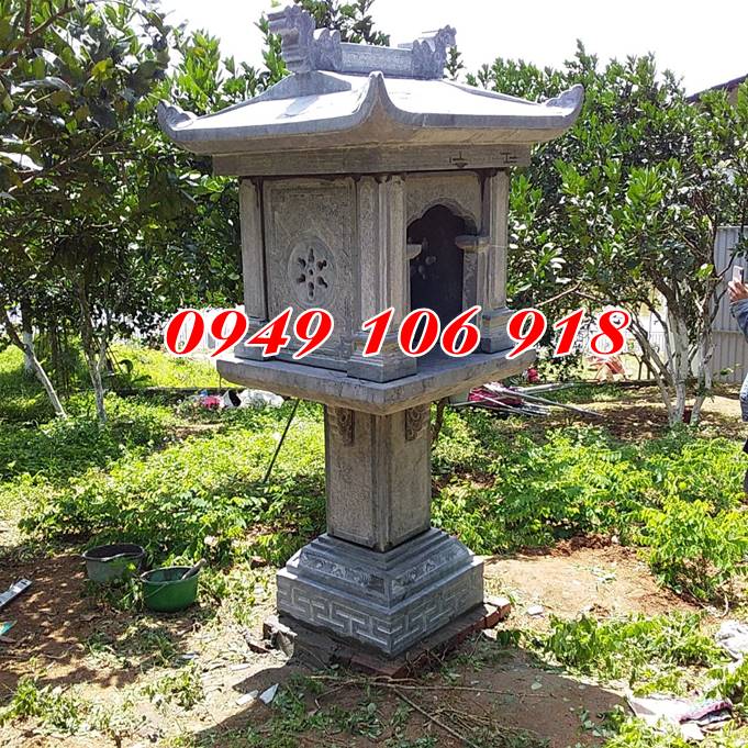 Lắp đặt cây hương đá tự nhiên thờ thần linh đẹp tài Lào Cai