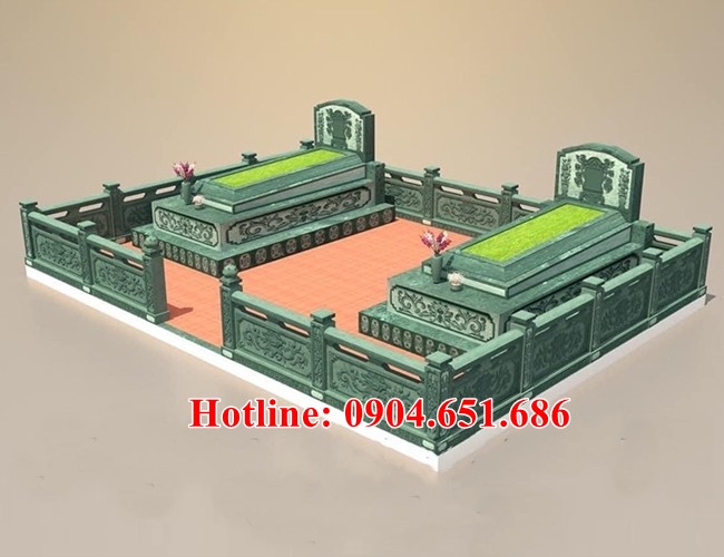 Mộ đá chôn 1 lần- 10 mẫu mộ đá chôn 1 lần đẹp, mộ đá an táng 1 lần đẹp