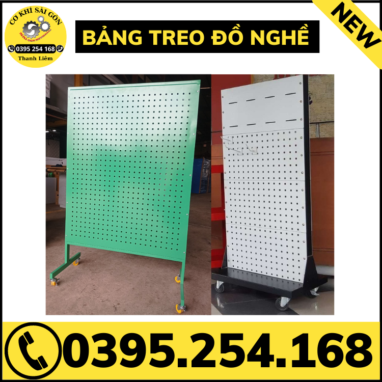 Bảng và kệ treo dụng cụ đồ nghề có thể di chuyển được