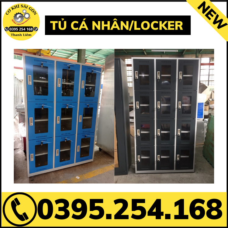 Tủ locker, tủ cá nhân thiết kế sản xuất theo yêu cầu