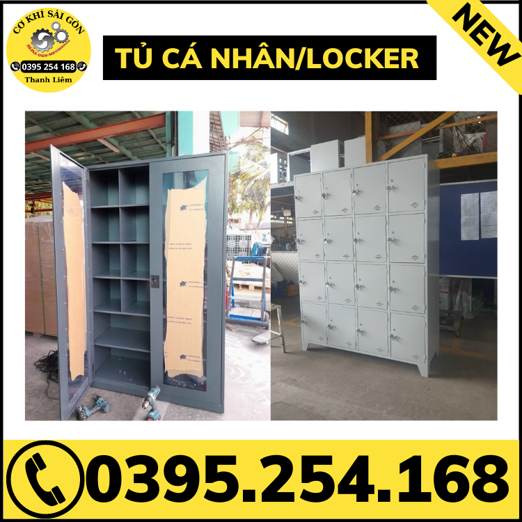Tủ locker, tủ cá nhân thiết kế sản xuất theo yêu cầu
