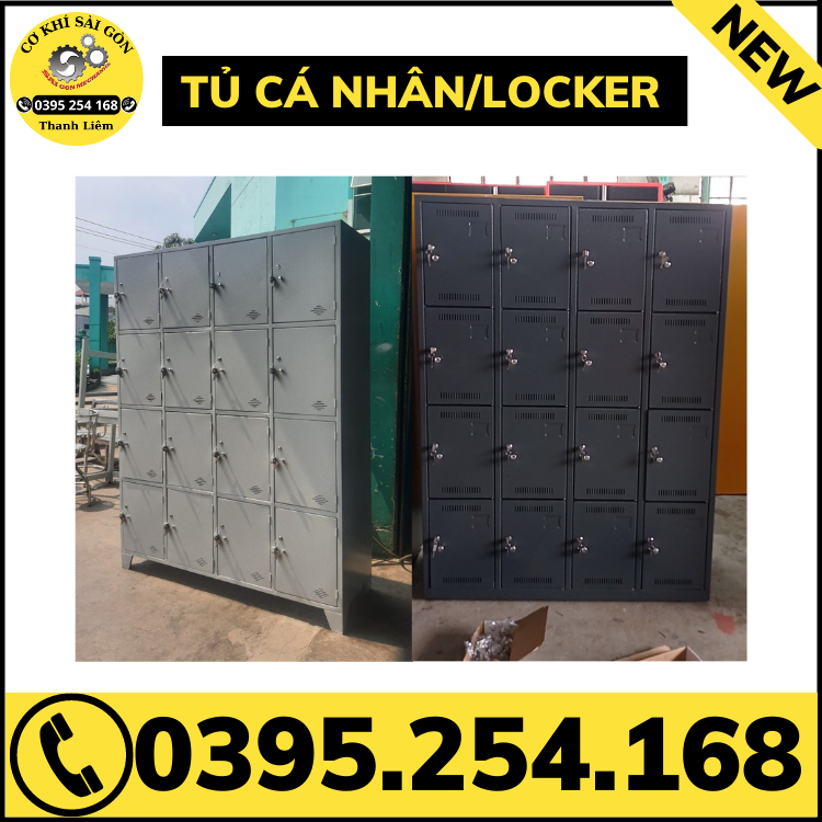 Tủ locker, tủ cá nhân thiết kế sản xuất theo yêu cầu