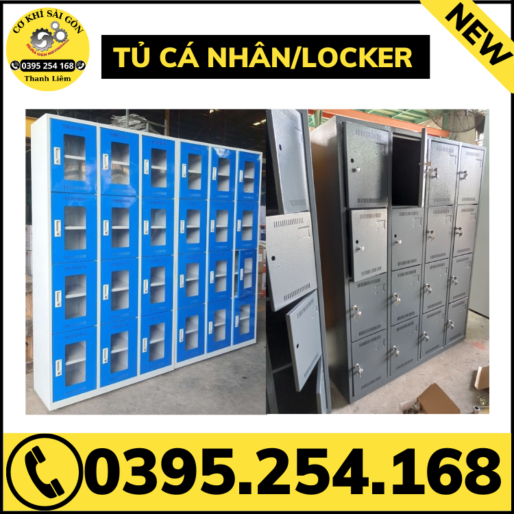 Tủ locker, tủ cá nhân thiết kế sản xuất theo yêu cầu