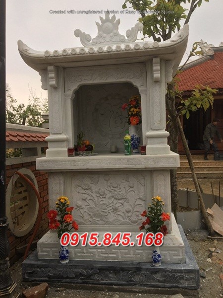 164 Am thờ đá bán hà giang thờ sơn thần linh ông thiên địa cây hương