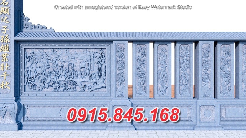 54 Hàng rào lan can đá tự nhiên đẹp nhất Quảng Ninh