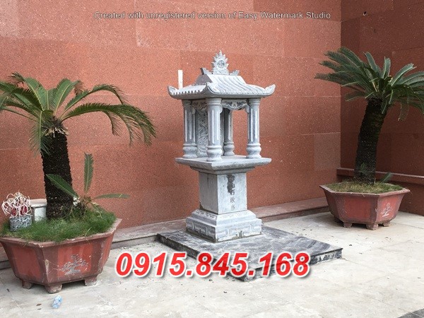 mẫu 303 miếu thờ thổ công địa đá đẹp bán cây hương am thần linh thiên