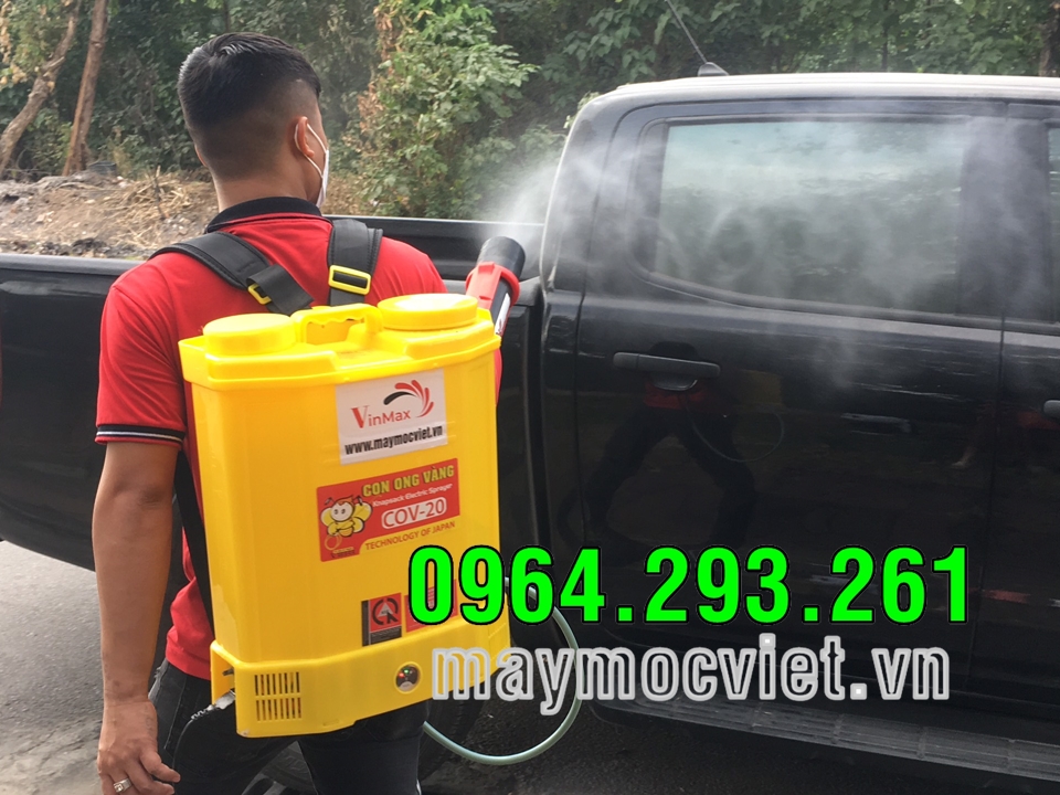 Bộ bình xịt điện phun thuốc muỗi gắn vòi phun cao cấp Turbo BA6