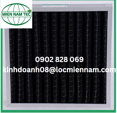 Khung lọc bui carbon - dạng sóng dích zắc dày 10mm