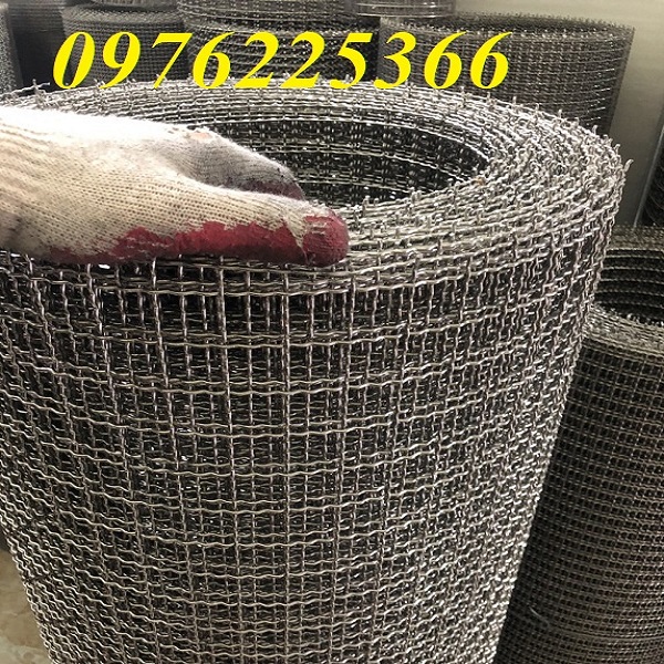 Lưới đan inox 304 ô 20x20 dây 2ly khổ 1m ,1.2m