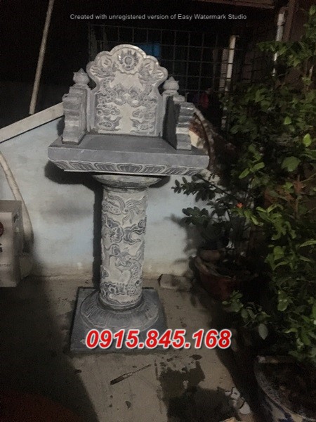 Mẫu 127 miếu thờ ông thiên địa đá đẹp cây hương am sơn thần linh