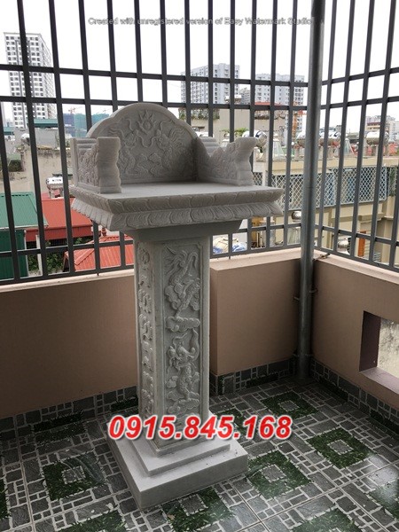 Mẫu 127 miếu thờ ông thiên địa đá đẹp cây hương am sơn thần linh