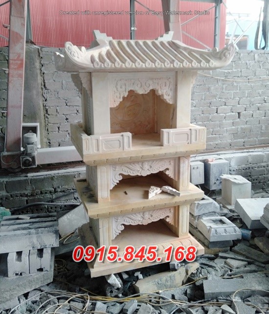 mẫu 178 cây hương đá thờ cửu trùng thiên bán lâm đồng am miếu sơn thân