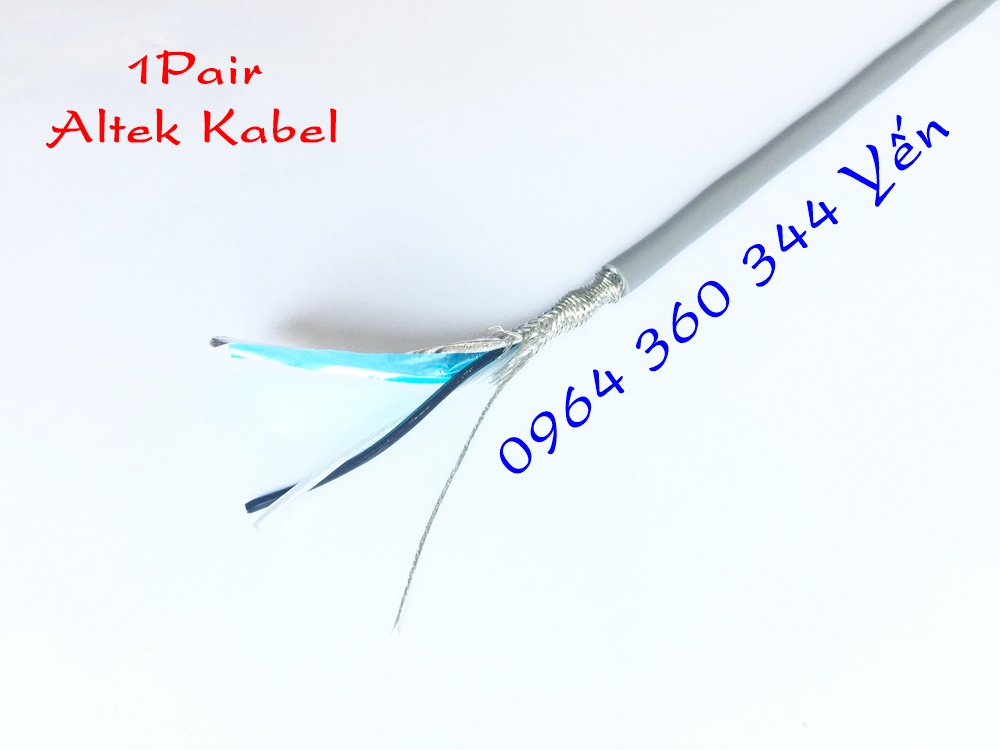 Cáp Altek Kabel tín hiệu vặn xoắn chống nhiễu 1 Pair