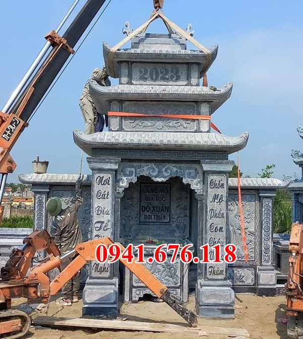 Mẫu 608 lăng mộ bằng đá bán tp hồ chí minh - nhà mồ nghĩa trang