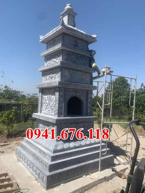 Mẫu 536 mộ bằng đá đẹp bán thái bình - mồ mả gia đình ông bà bố mẹ