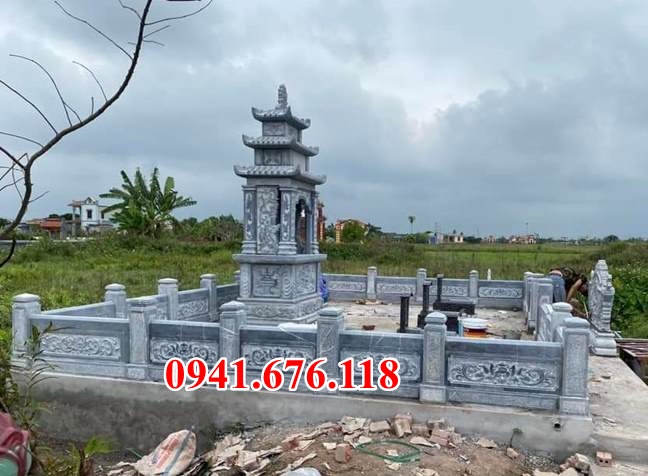 Mẫu 536 mộ bằng đá đẹp bán thái bình - mồ mả gia đình ông bà bố mẹ