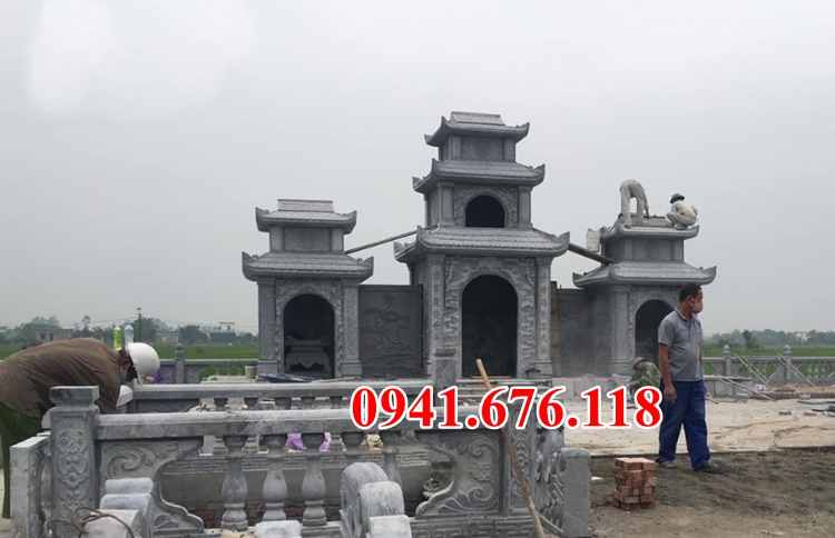 Mẫu 658 mộ bằng đá đẹp bán lạng sơn - mồ mả gia đình ông bà bố mẹ