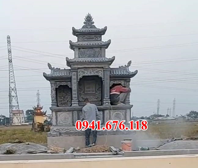 Mẫu 759 mộ đá đẹp bán bắc giang - mồ mả ông bà bố mẹ gia đình