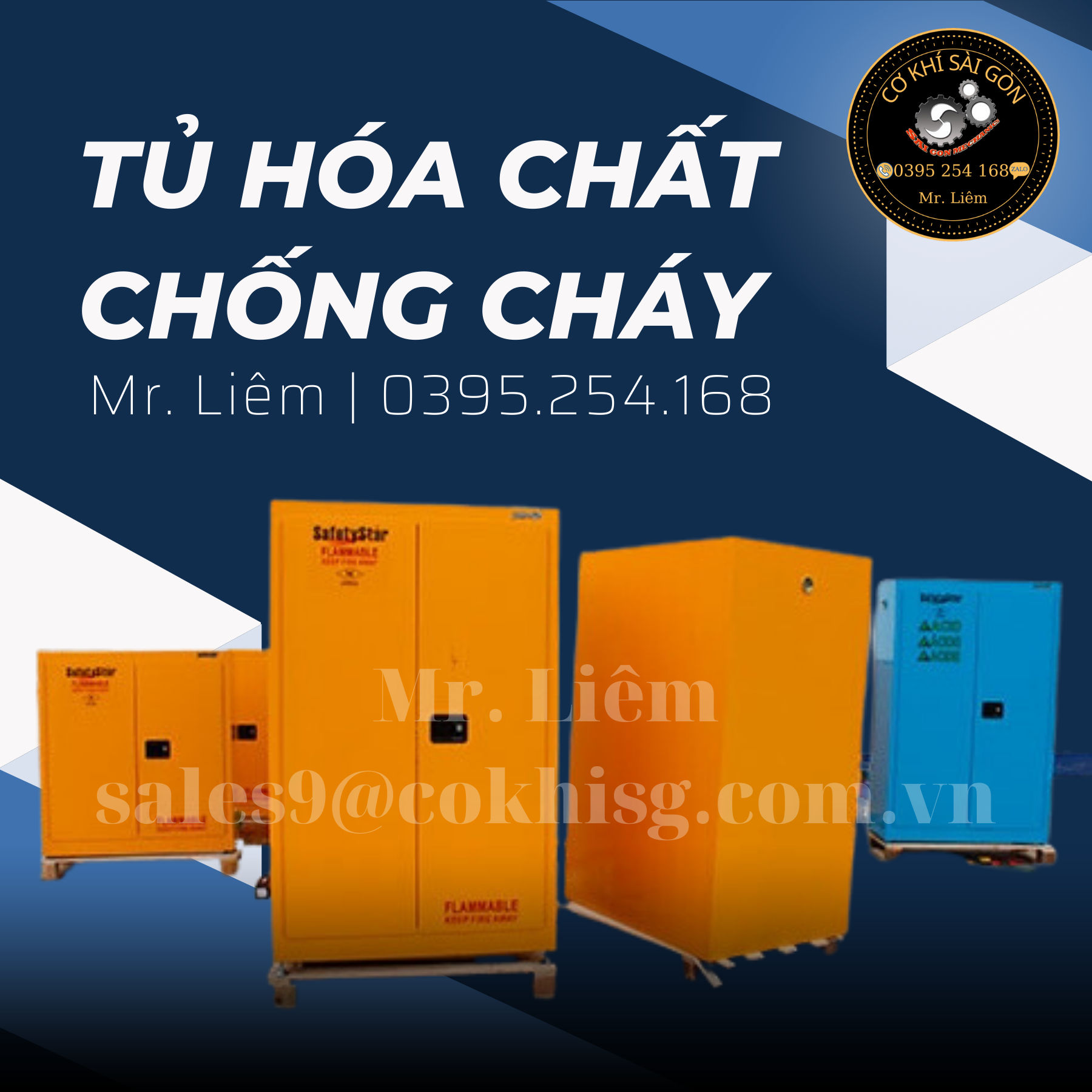 Tủ đựng hoá chất chống cháy chuyên dụng trong các kho xưởng