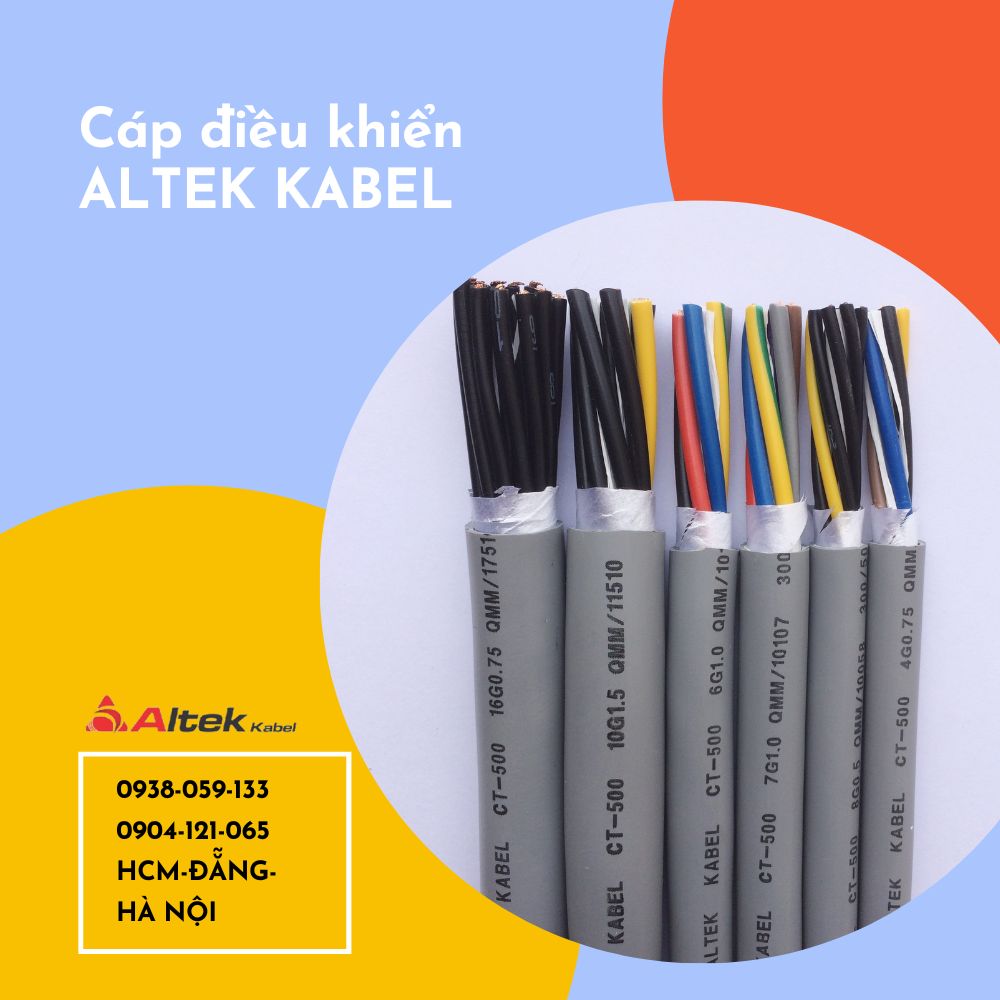 Cáp Điều Khiển Chống Nhiễu (RVVP) / Cáp Điều Khiển Không Chống Nhiễu