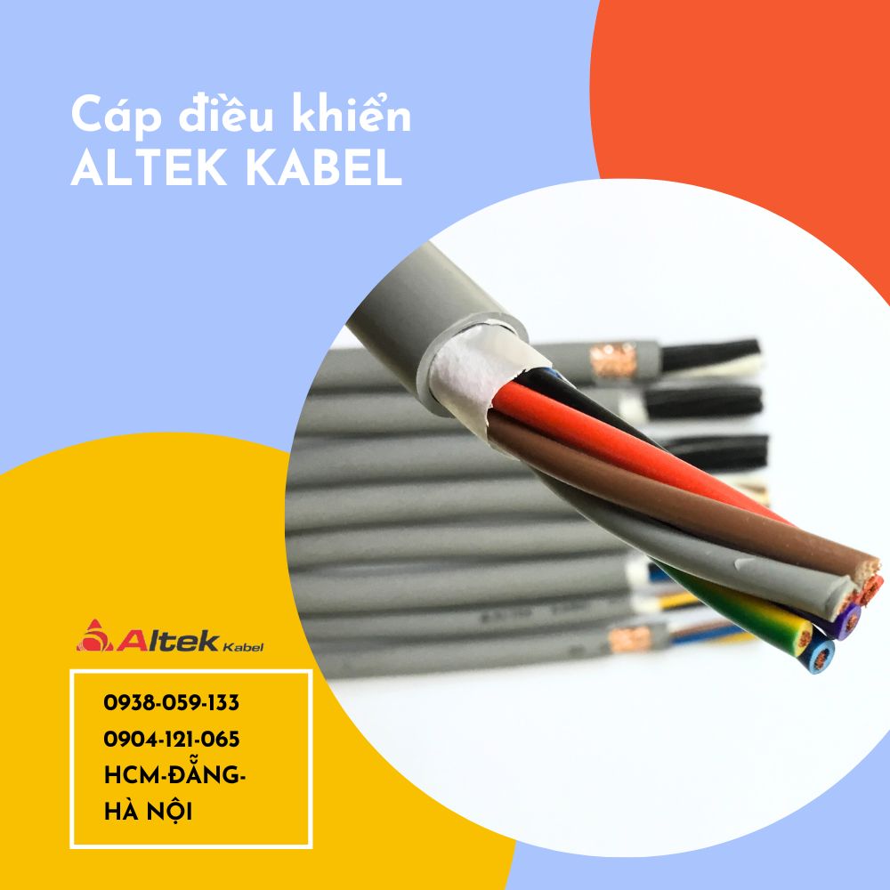 Cáp Điều Khiển Chống Nhiễu (RVVP) / Cáp Điều Khiển Không Chống Nhiễu