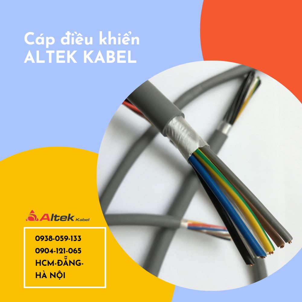 Cáp Điều Khiển Chống Nhiễu (RVVP) / Cáp Điều Khiển Không Chống Nhiễu