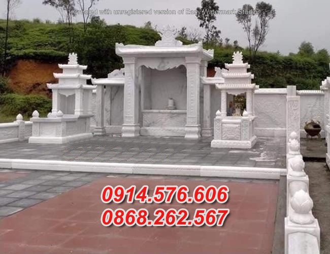 Mẫu 280 cây hương thờ bằng đá đẹp bán bắc ninh - miếu sơn thần linh