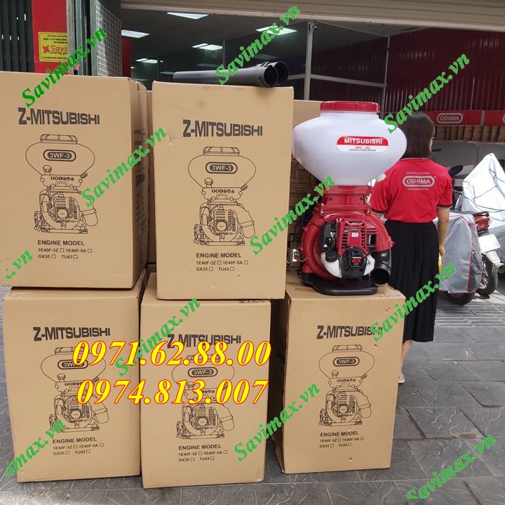 Phân phối máy rải phân sạ lúa 4 thì Mitsubishi HKD26L