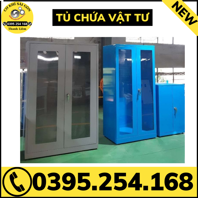 Tủ đựng vật tư bằng thép tấm sơn tĩnh điện chịu lực tốt