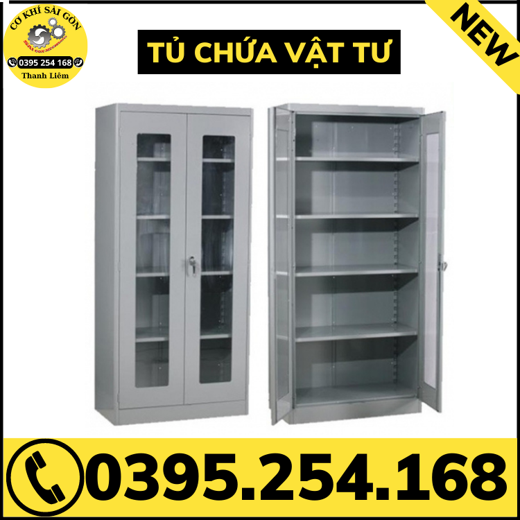 Tủ đựng vật tư bằng thép tấm sơn tĩnh điện chịu lực tốt