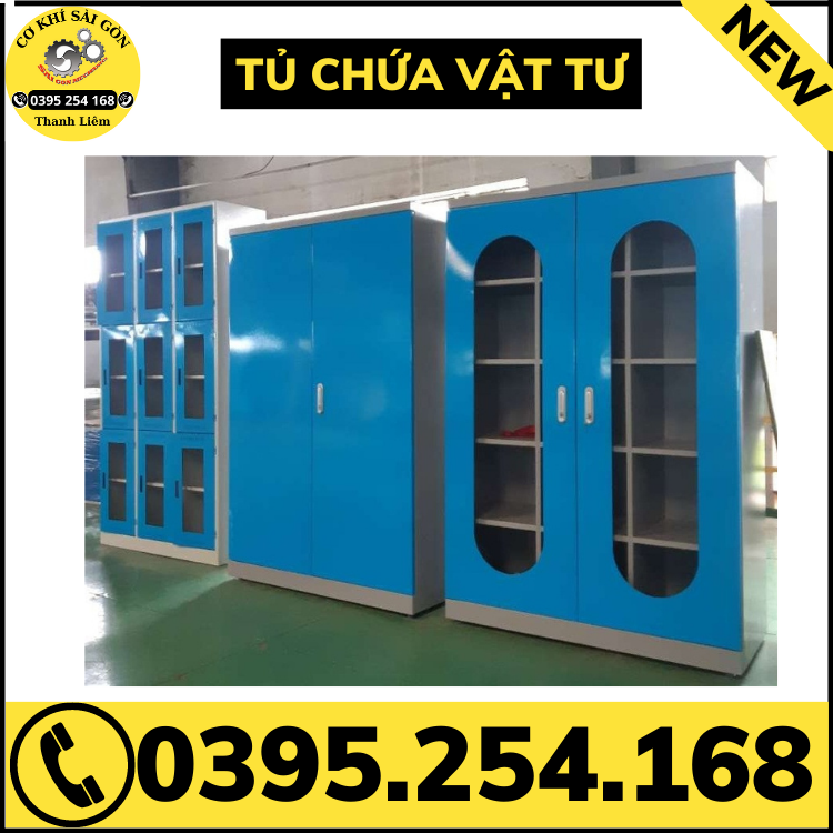 Tủ đựng vật tư bằng thép tấm sơn tĩnh điện chịu lực tốt