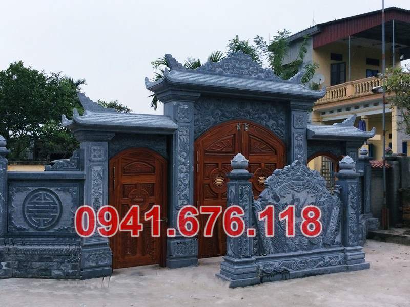 Mẫu 204 cổng bằng đá đẹp bán đắk lắk - đình chùa nhà thờ họ từ đường
