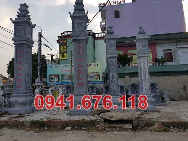 Mẫu 204 cổng bằng đá đẹp bán đắk lắk - đình chùa nhà thờ họ từ đường