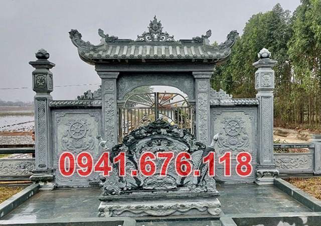 mẫu 360 cổng đá đẹp bán kiên giang - đình chùa lăng mộ nhà thờ