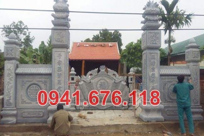 mẫu 360 cổng đá đẹp bán kiên giang - đình chùa lăng mộ nhà thờ