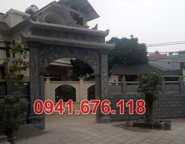 Mẫu 615 cổng bằng đá đẹp bán long an - nghĩa trang lăng mộ nhà mồ
