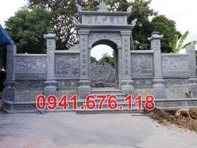 mẫu 102 trụ cột cổng đá bán bà rịa vũng tàu - tam quan trụ biểu chùa