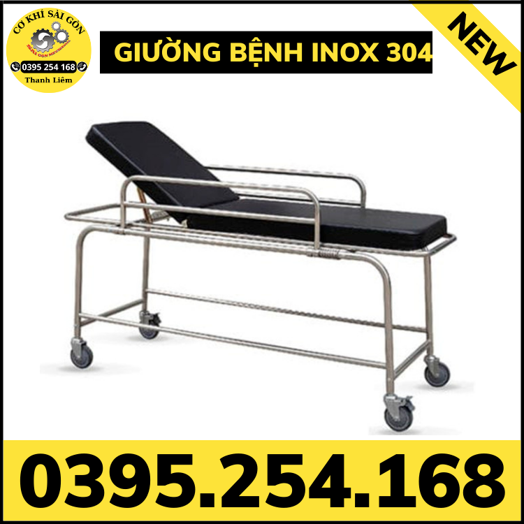 Giường bệnh Inox 304 bền đẹp và đa dạng nhiều mẫu mã khác nhau